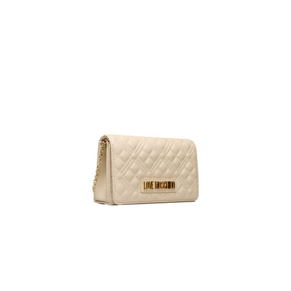 Sac bandoulière Love Moschino beige en polyéthylène pour femme