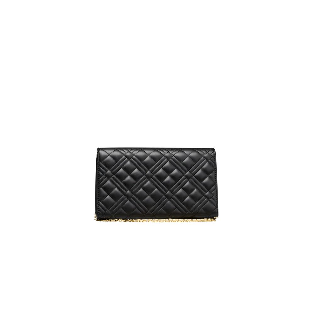 Sac bandoulière Love Moschino en polyéthylène noir pour femme