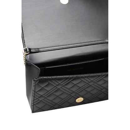 Sac bandoulière Love Moschino en polyéthylène noir pour femme