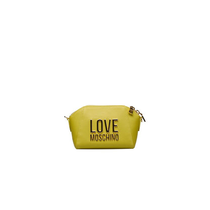 Sac bandoulière Love Moschino en polyéthylène jaune pour femme