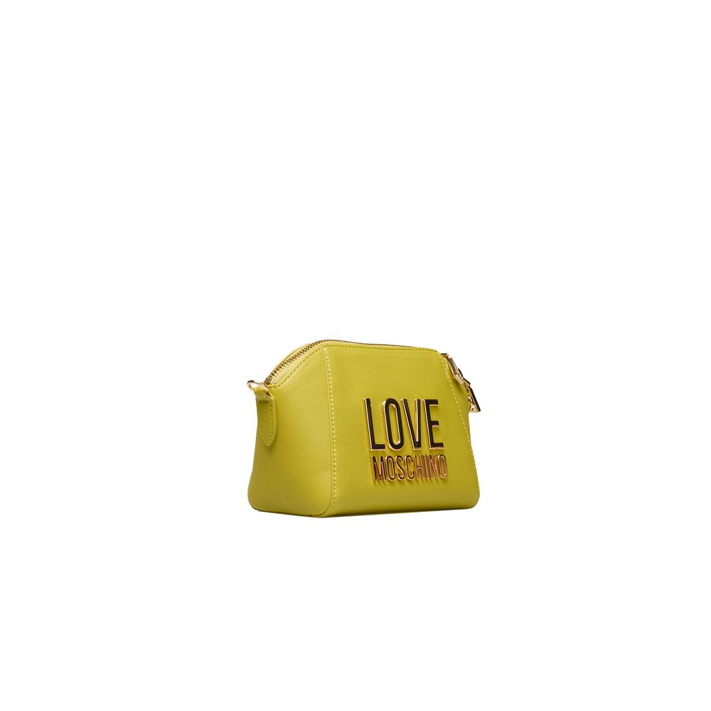 Sac bandoulière Love Moschino en polyéthylène jaune pour femme