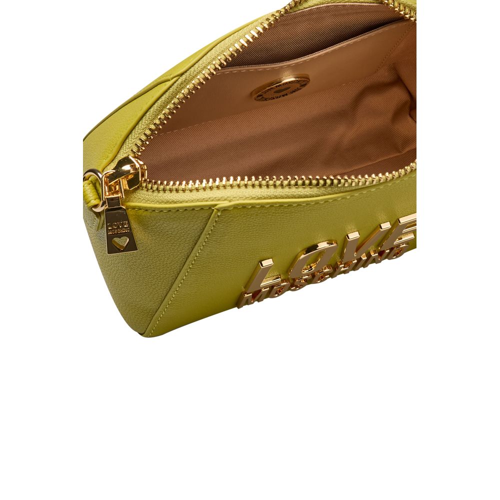 Sac bandoulière Love Moschino en polyéthylène jaune pour femme