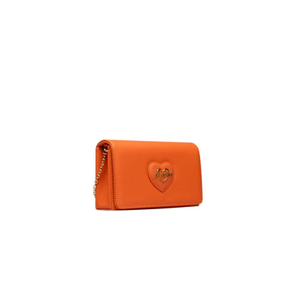 Sac bandoulière Love Moschino en polyéthylène orange pour femme