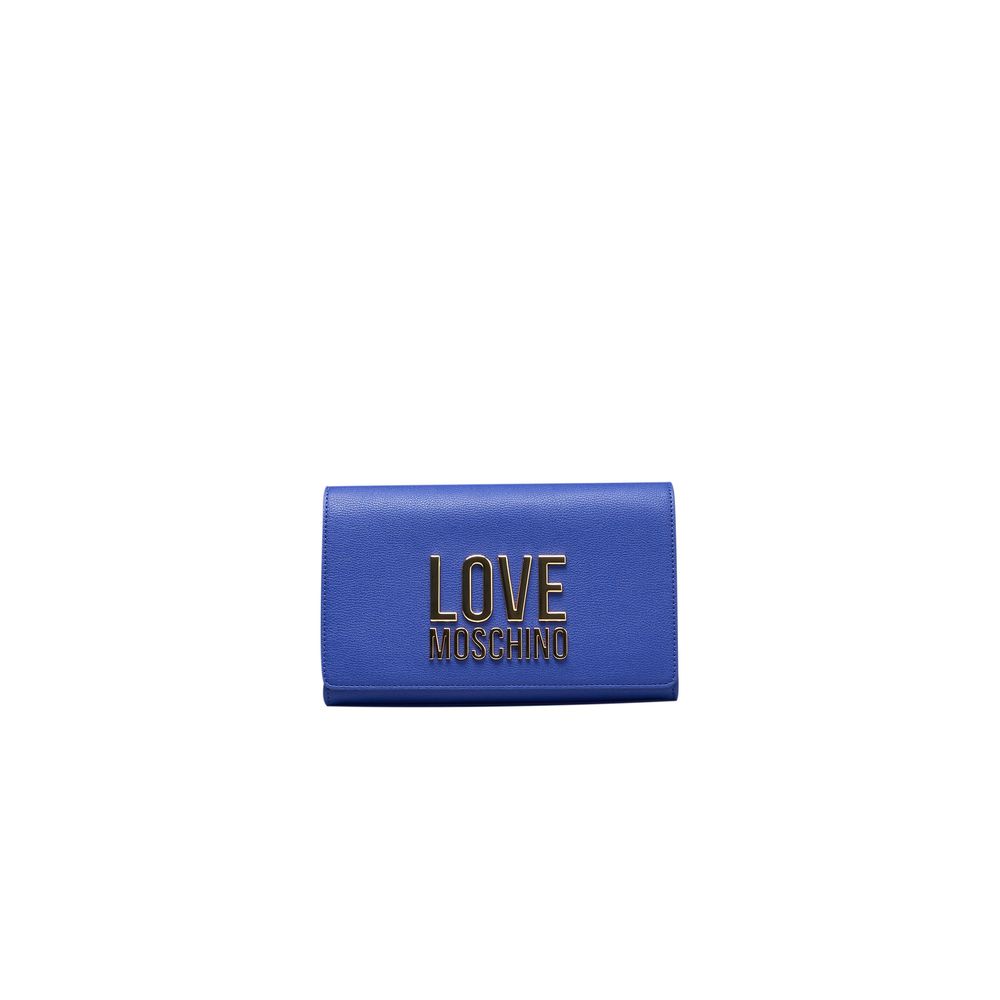 Sac bandoulière Love Moschino en polyéthylène bleu pour femme