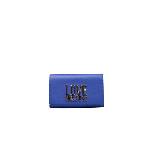 Sac bandoulière Love Moschino en polyéthylène bleu pour femme
