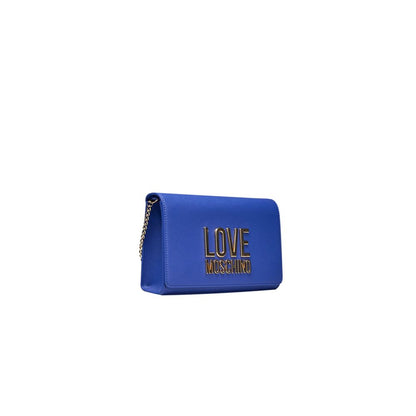 Sac bandoulière Love Moschino en polyéthylène bleu pour femme