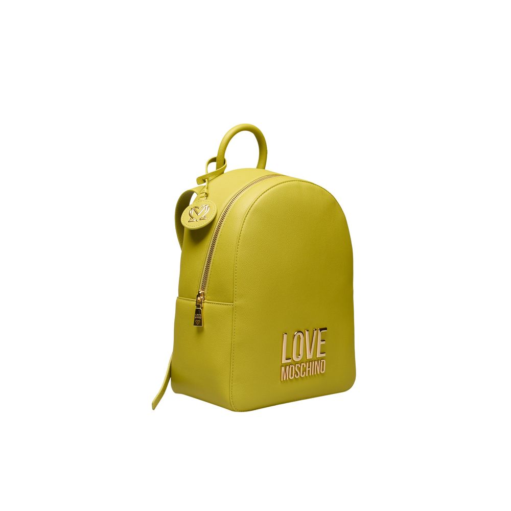 Sac à dos femme Love Moschino en polyéthylène jaune
