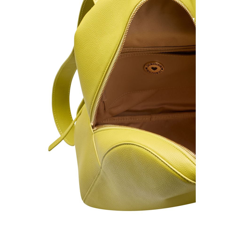 Sac à dos femme Love Moschino en polyéthylène jaune