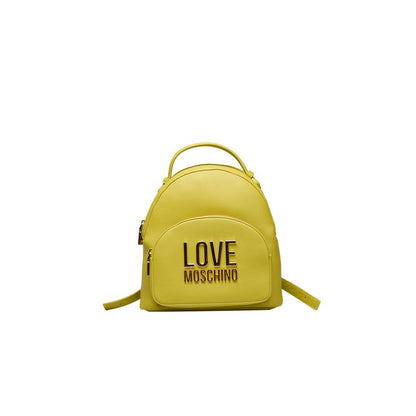 Sac à dos femme Love Moschino en polyéthylène jaune