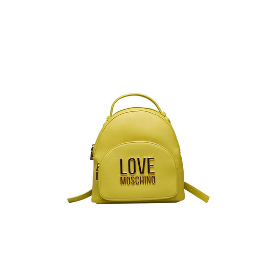 Sac à dos femme Love Moschino en polyéthylène jaune