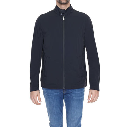 Suns Black Nylon Jackets & Coat by Suns