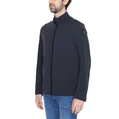 Suns Black Nylon Jackets & Coat by Suns