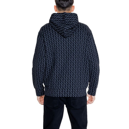 Armani Exchange Black Cotton Hoody by Armani Exchange