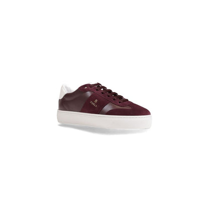 Furla Bordeaux Leather Sneaker by Furla