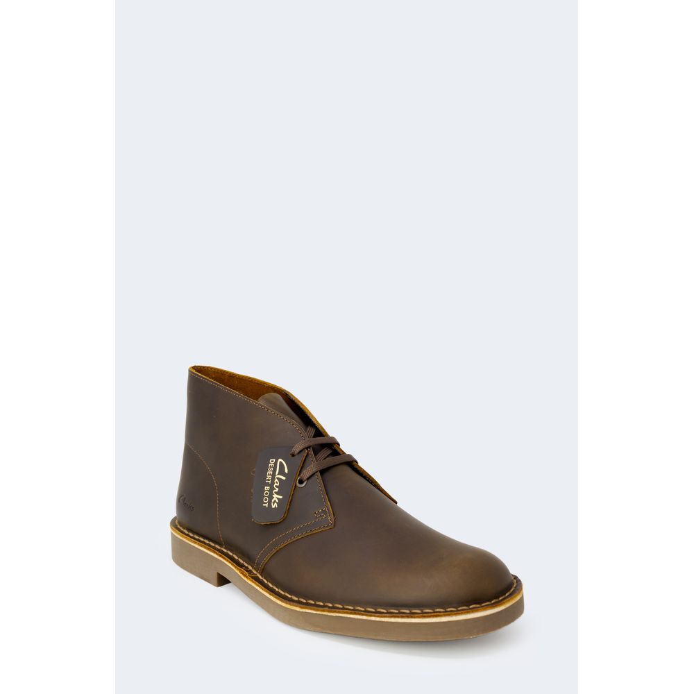 Bottes en cuir marron Clarks