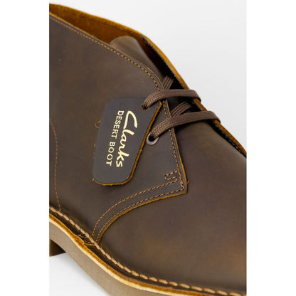 Bottes en cuir marron Clarks