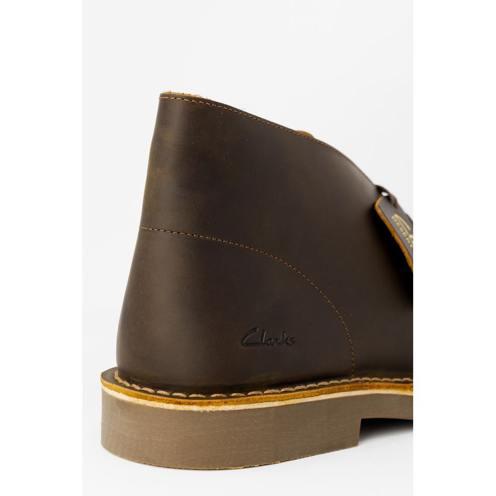 Bottes en cuir marron Clarks