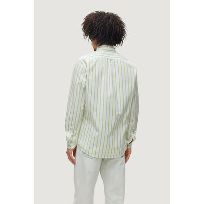 Hugo Boss Green Cotton Shirt by Hugo Boss