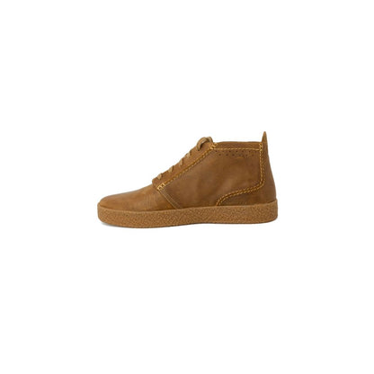 Bottes en cuir beige Clarks