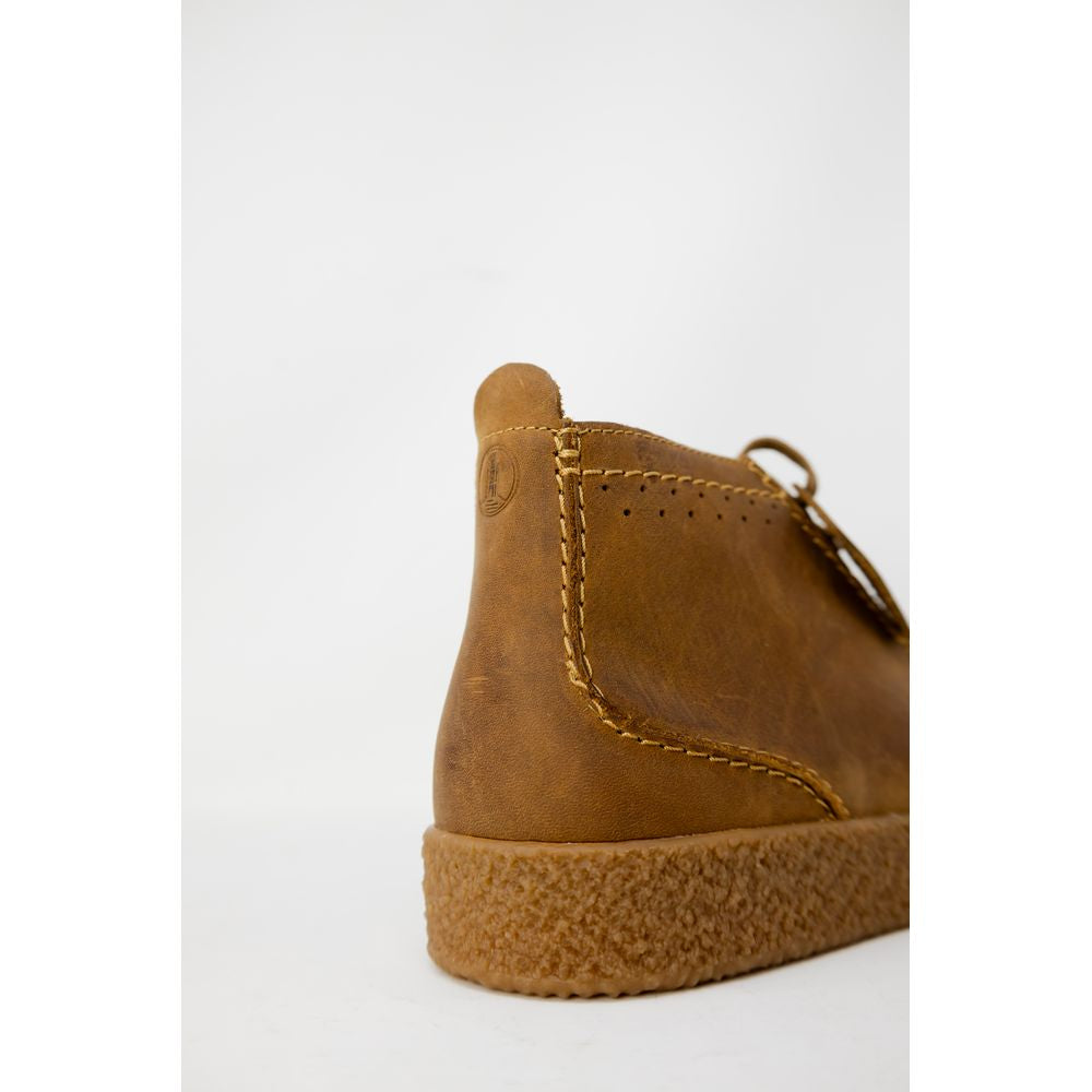 Bottes en cuir beige Clarks