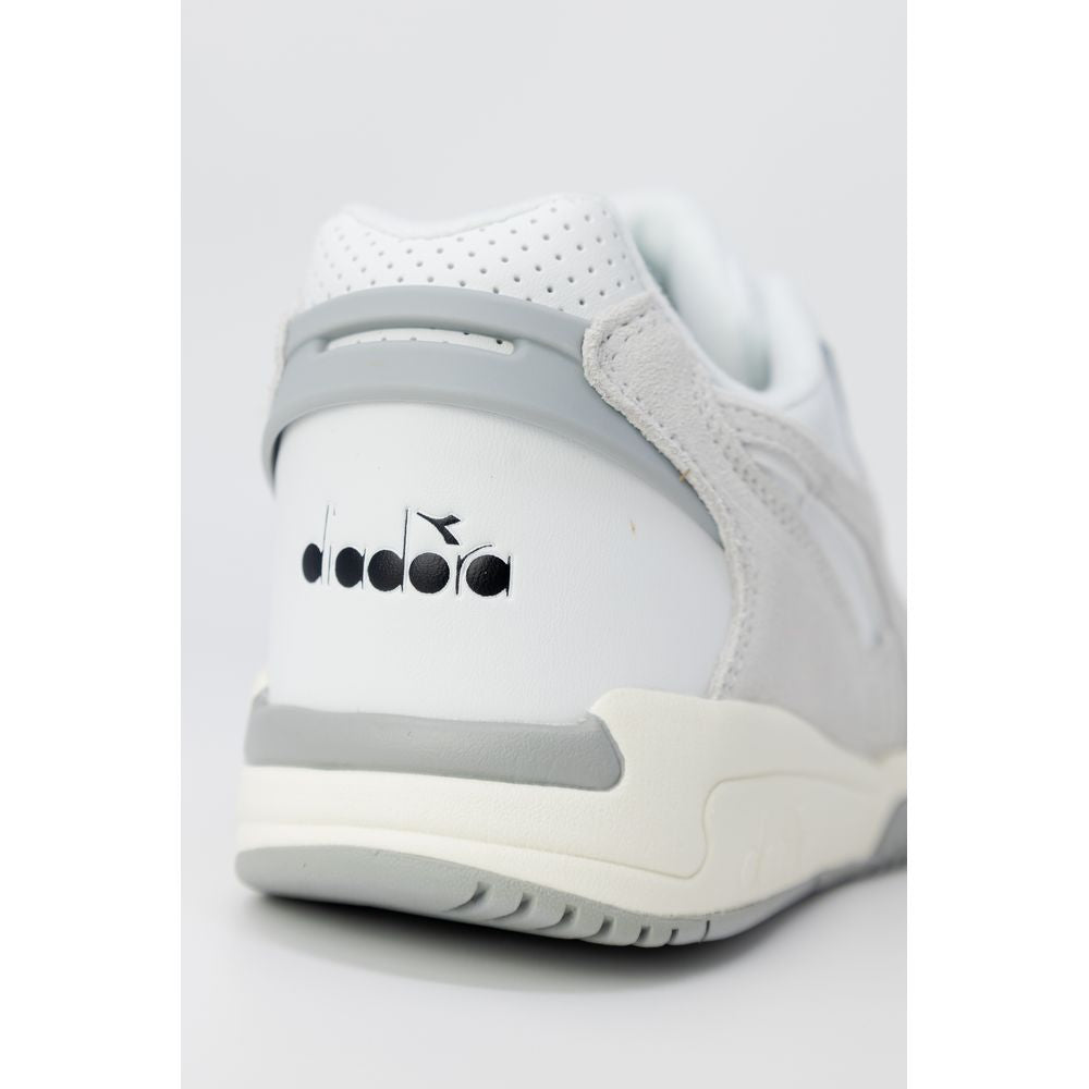 Diadora White Artificial Leather Sneaker by Diadora