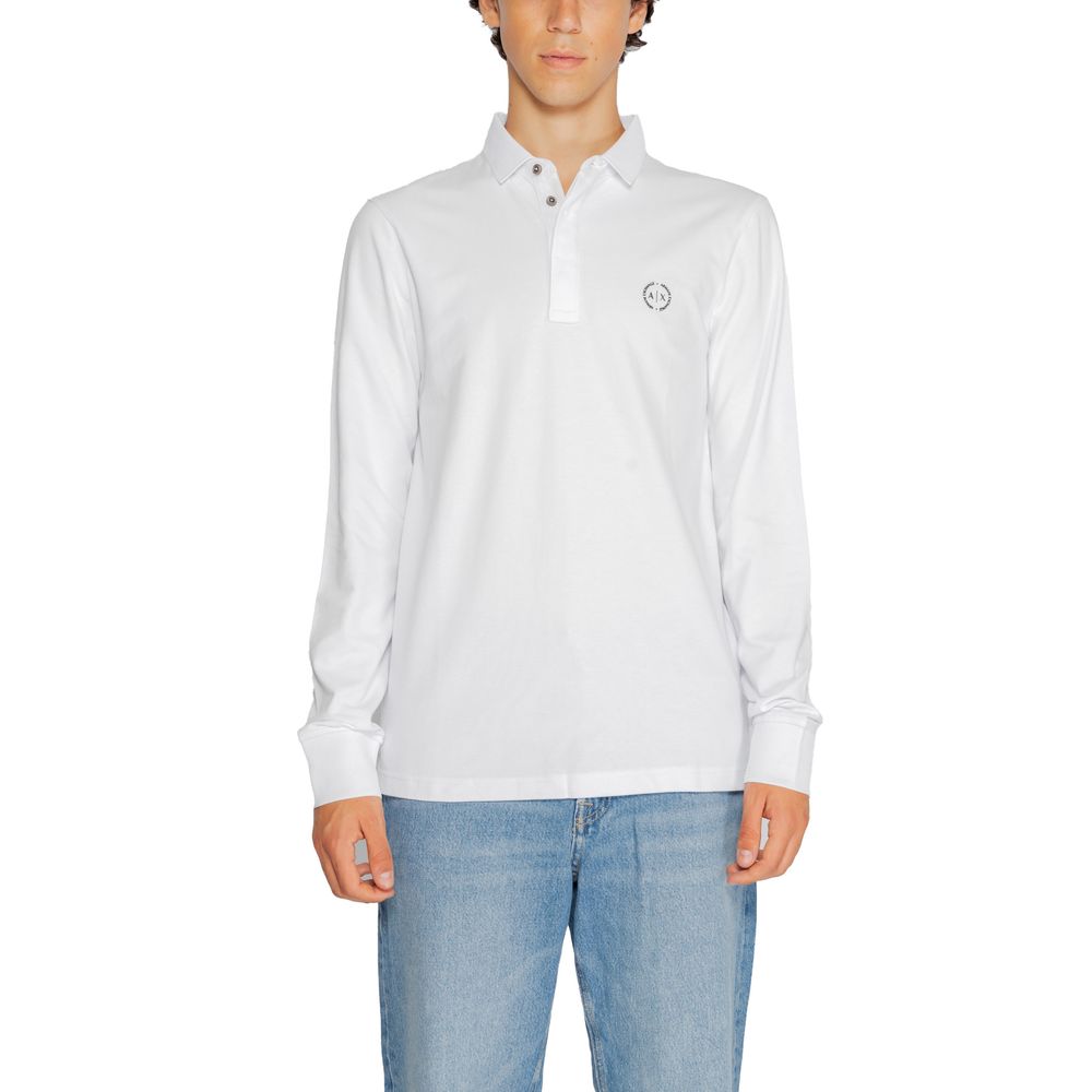 Armani Exchange White Cotton Long Sleeve by Armani Exchange