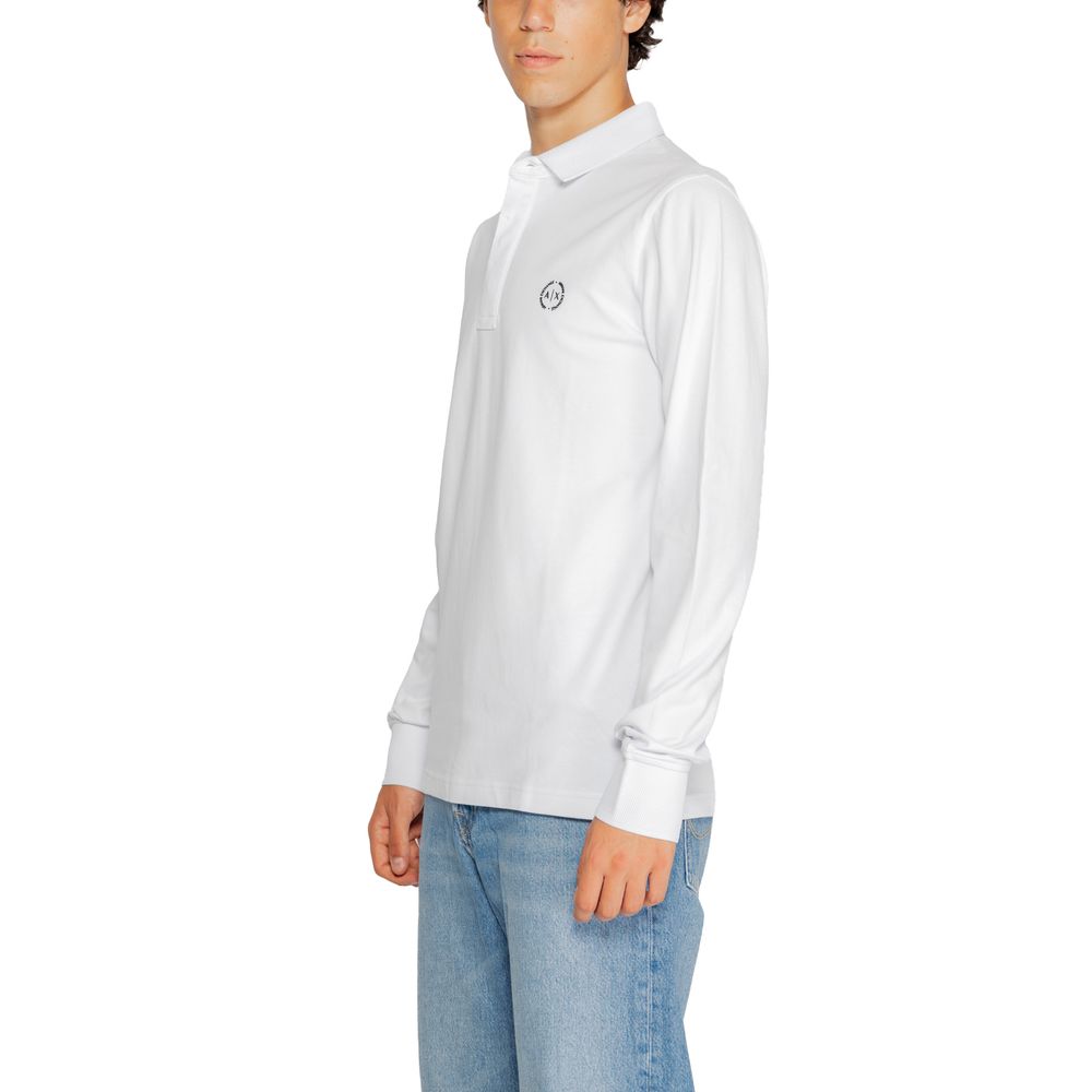 Armani Exchange White Cotton Long Sleeve by Armani Exchange