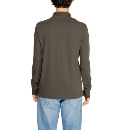 Armani Exchange Green Cotton Long Sleeve by Armani Exchange