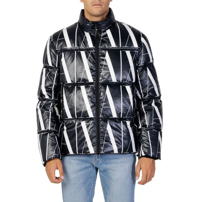 Armani Exchange Black Polyester Jackets & Coat by Armani Exchange