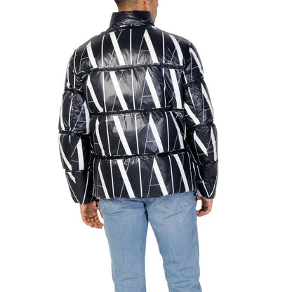Armani Exchange Black Polyester Jackets & Coat by Armani Exchange
