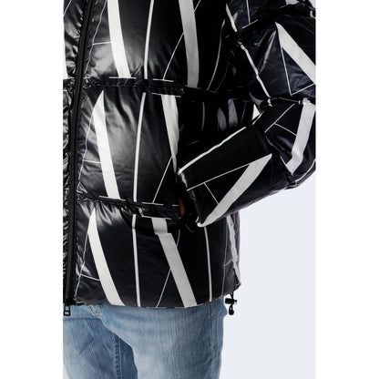 Armani Exchange Black Polyester Jackets & Coat by Armani Exchange