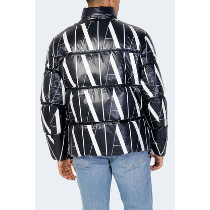 Armani Exchange Black Polyester Jackets & Coat by Armani Exchange