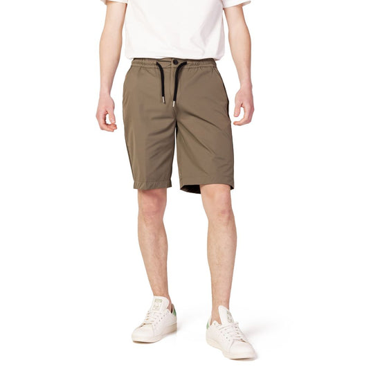 Short en nylon vert Suns