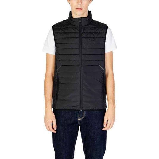 Hugo Boss Black Polyester Sleveless Jacket