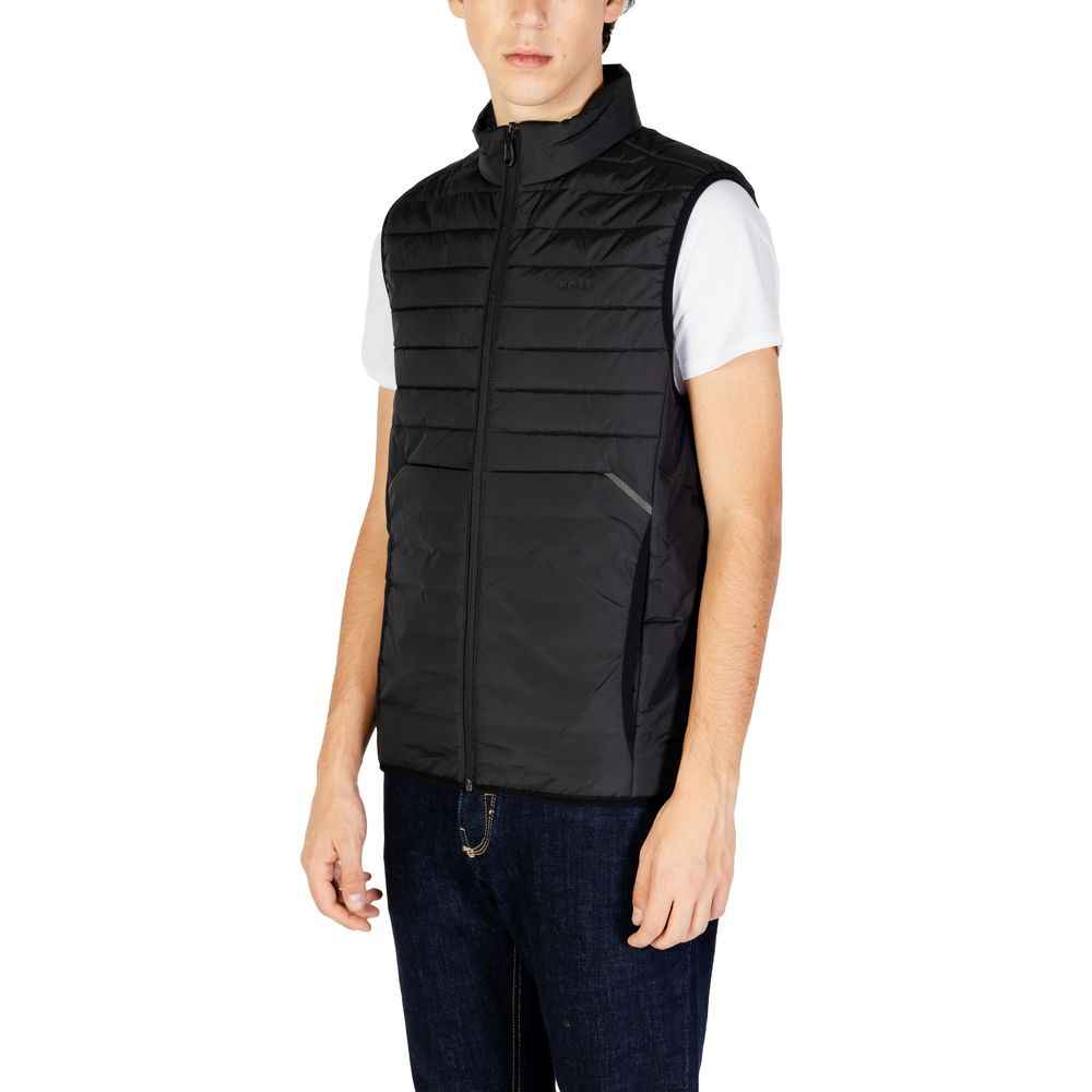 Hugo Boss Black Polyester Sleveless Jacket