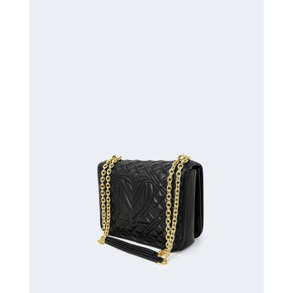 Sac à main en polyéthylène noir Love Moschino