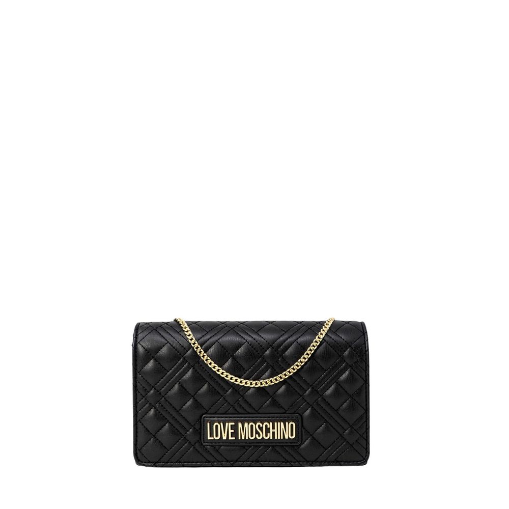 Sac à main en polyéthylène noir Love Moschino