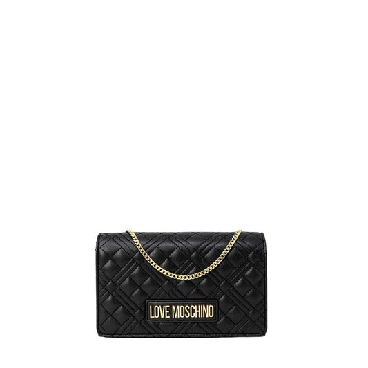 Sac à main en polyéthylène noir Love Moschino