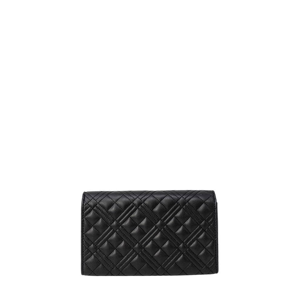 Sac à main en polyéthylène noir Love Moschino