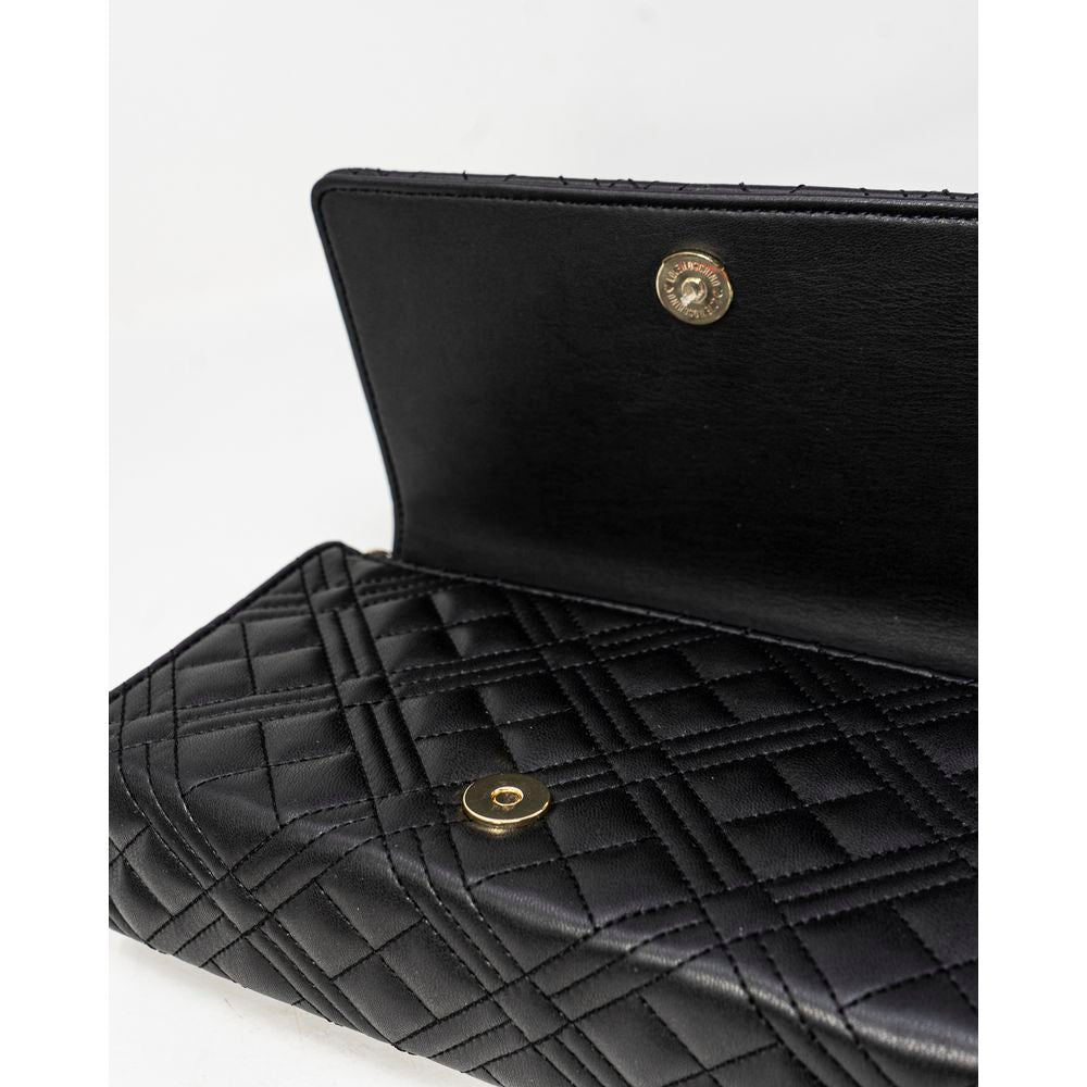 Sac à main en polyéthylène noir Love Moschino