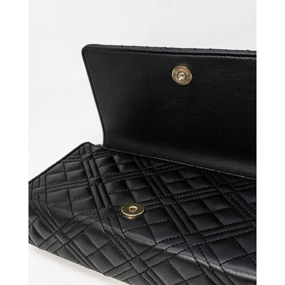 Sac à main en polyéthylène noir Love Moschino