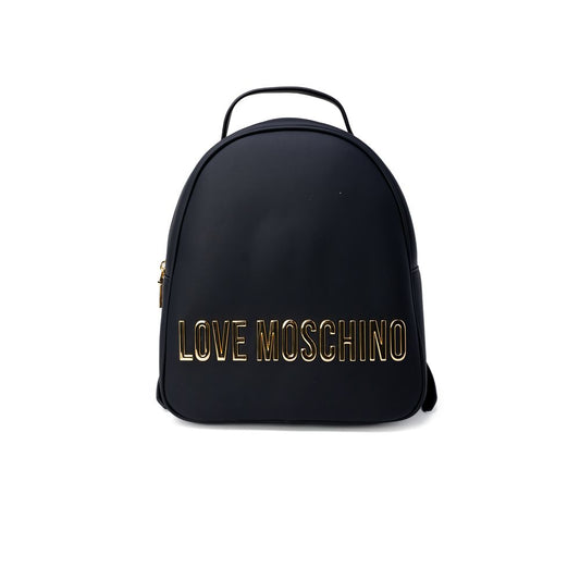 Sac à dos en polyéthylène noir Love Moschino