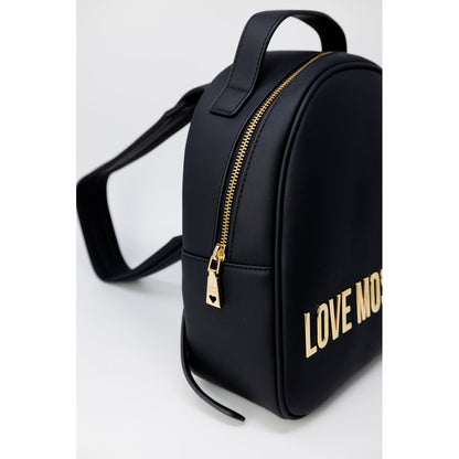 Sac à dos en polyéthylène noir Love Moschino