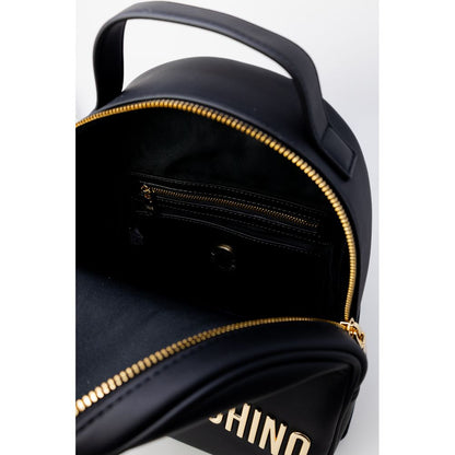 Sac à dos en polyéthylène noir Love Moschino