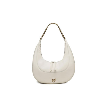 Sac à main en cuir blanc PINKO