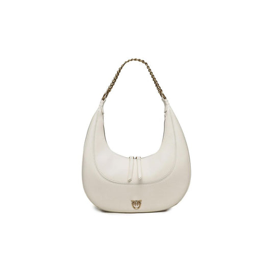 Sac à main en cuir blanc PINKO