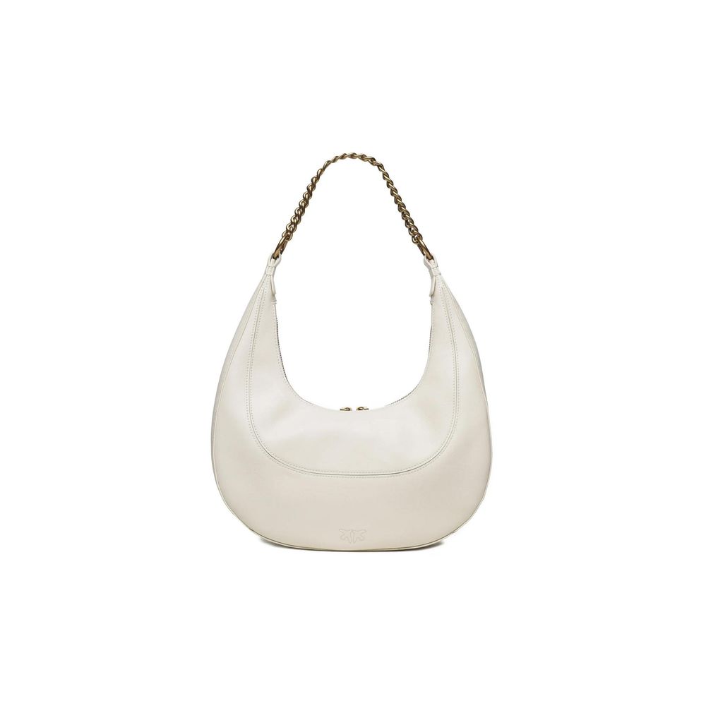 Sac à main en cuir blanc PINKO