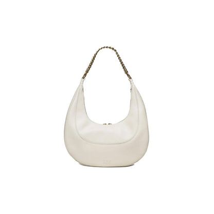 Sac à main en cuir blanc PINKO