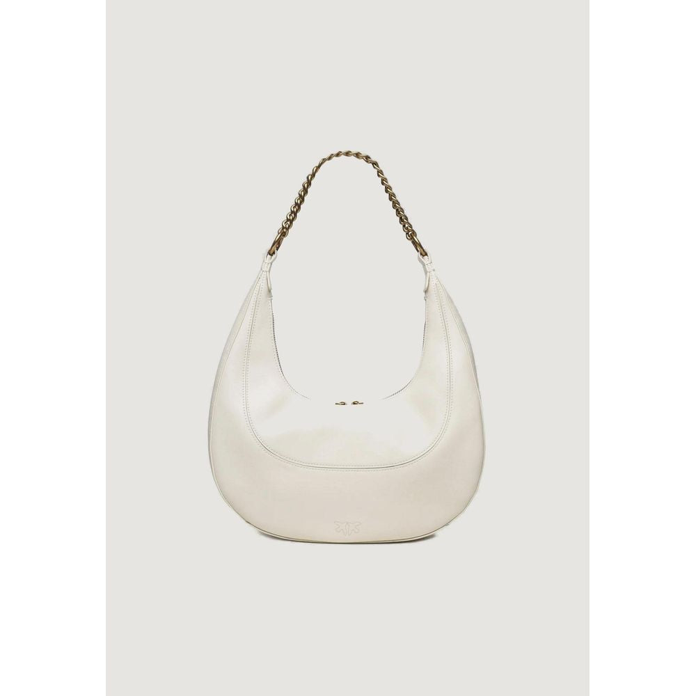 Sac à main en cuir blanc PINKO