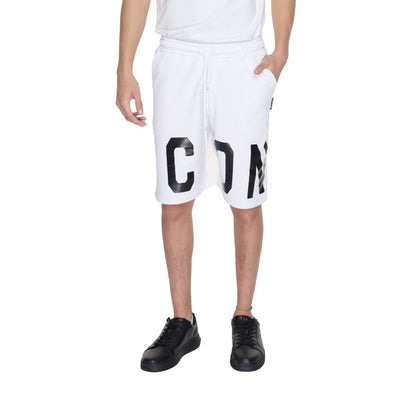 Bermuda en coton blanc Icon